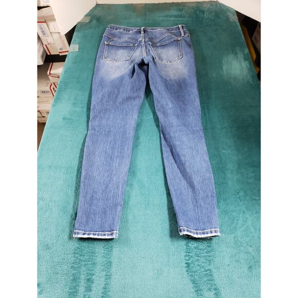 Mossimo Jeans Size 2 Womens Blue Stretch Denim Pants Ladies High Rise Jegging - Picture 9 of 11